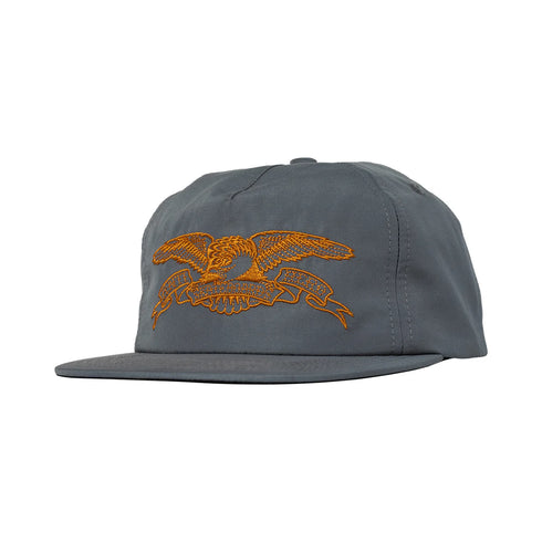 Anti Hero - Basic Eagle Snapback Hat (Brown/Charcoal)